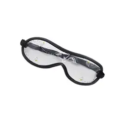 Skydiver gafas de protección ocular con correa ajustable para patinaje y senderismo, color negro