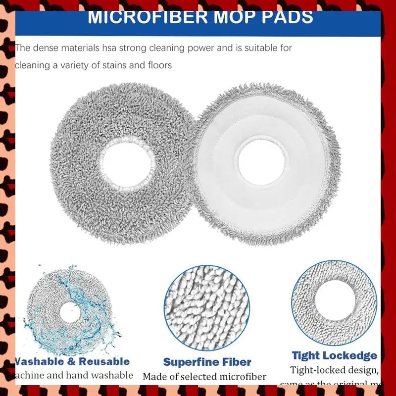 

A72P 42PCS For Dreame Mova E30 Ultra/Trouver E30 Ultra Vacuum Cleaner Accessories Main Side Brush Filter Mop Cloth Dust Bag