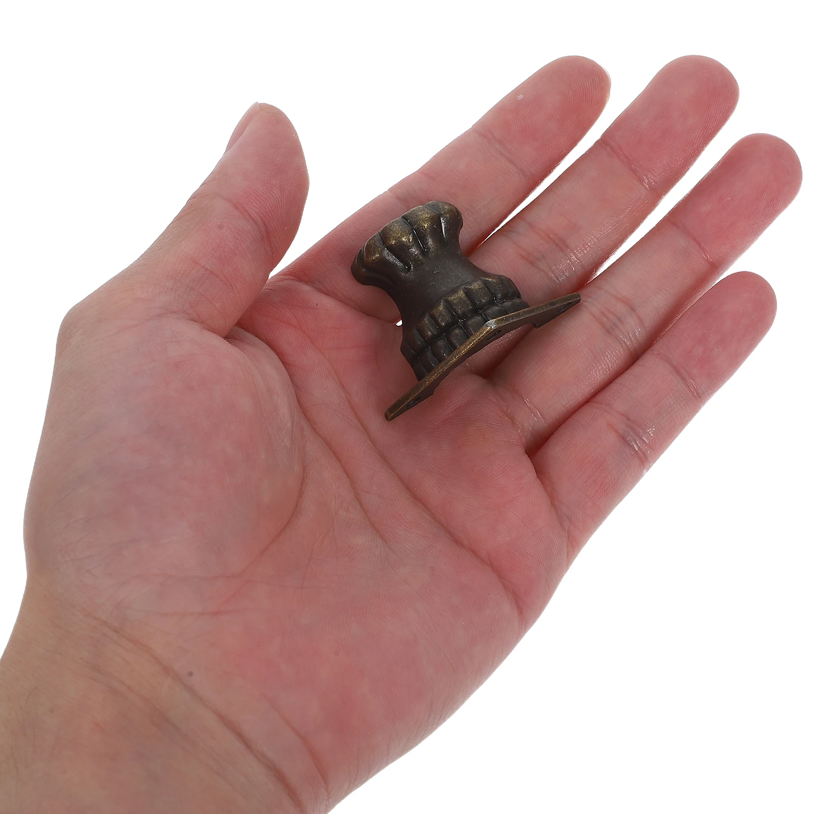 

4Pcs Decorative Metal Furniture Legs Alloy Corner Protectors for Jewelry Boxes Wooden Cases Metal Feet Tea Table Legs