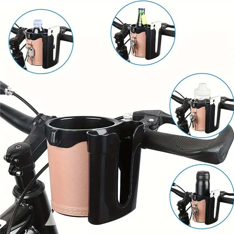 2 in 1 Bicycle Cup Holder Mobile Phone Rack Universal Water Bottle Holder Fit/Car/Tricycles/Bicycles Kettle Holder Accessories