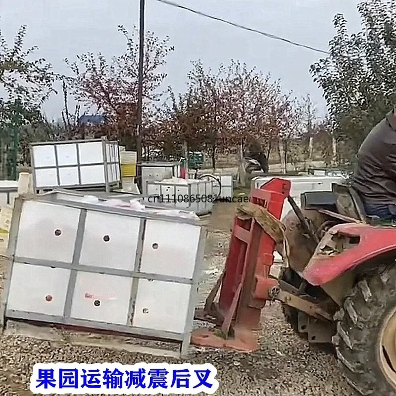 For New Tractor Rear Mounted Lift Pallet Multifunctional Transport Forklift For Orchard Fruit Vegetable Delivery
