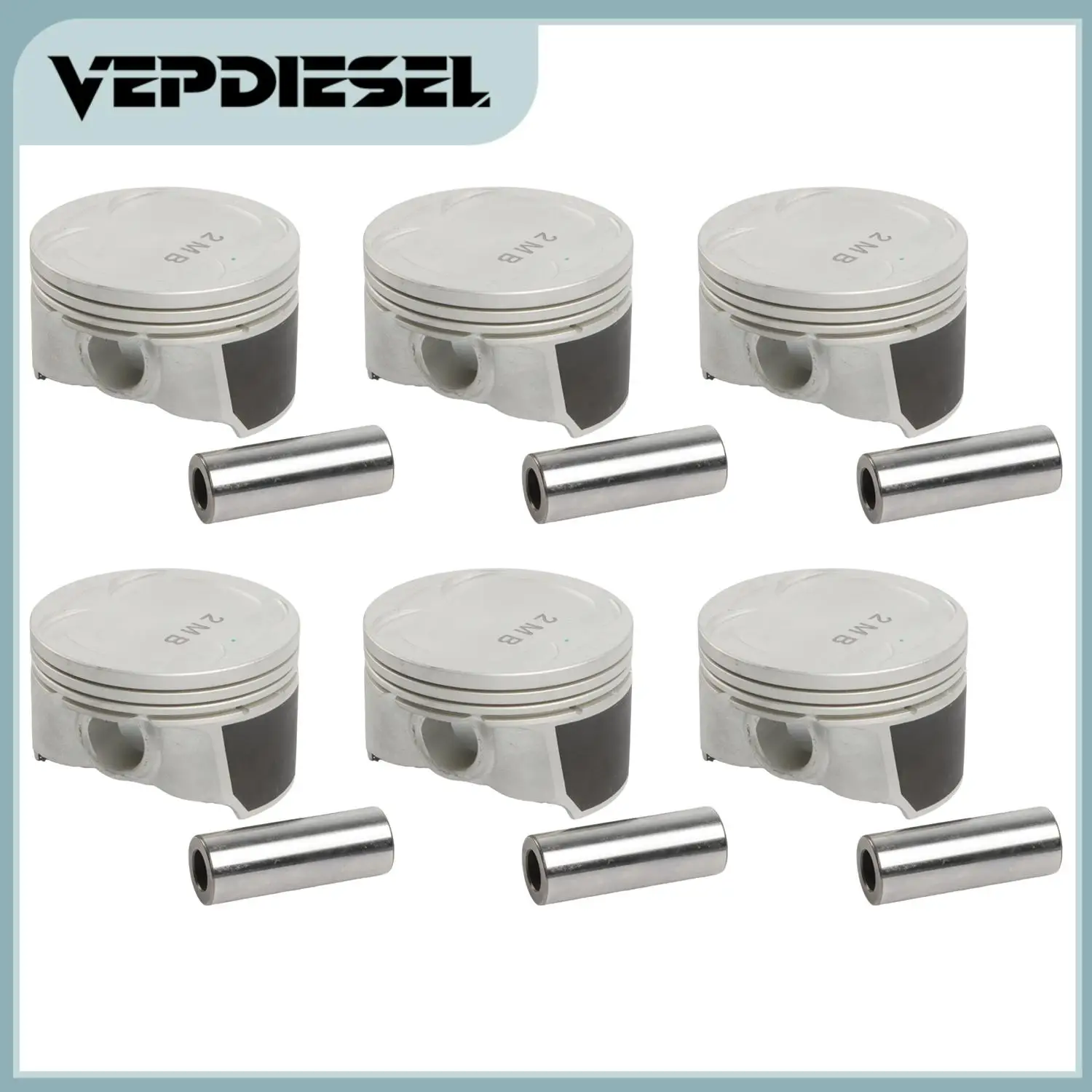 

Комплект из 6 поршней 23410-3E001 для Hyundai Grandeur Santa Fe Kia Cadenza Carnival Opirus Optima Rondo G6EA 2.7 2005-2013 гг.