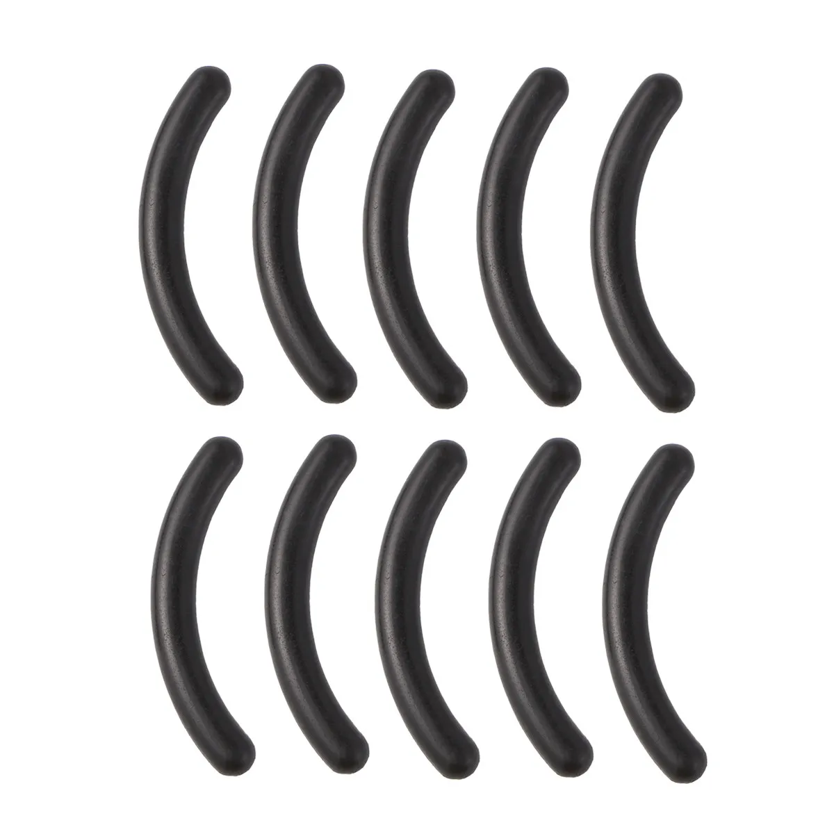 10Pcs Premium Silicone Eyelash Bars Gentle Root Lift Display Strips for All Eye Shapes Reusable Easy Clean Eyelashes Tools