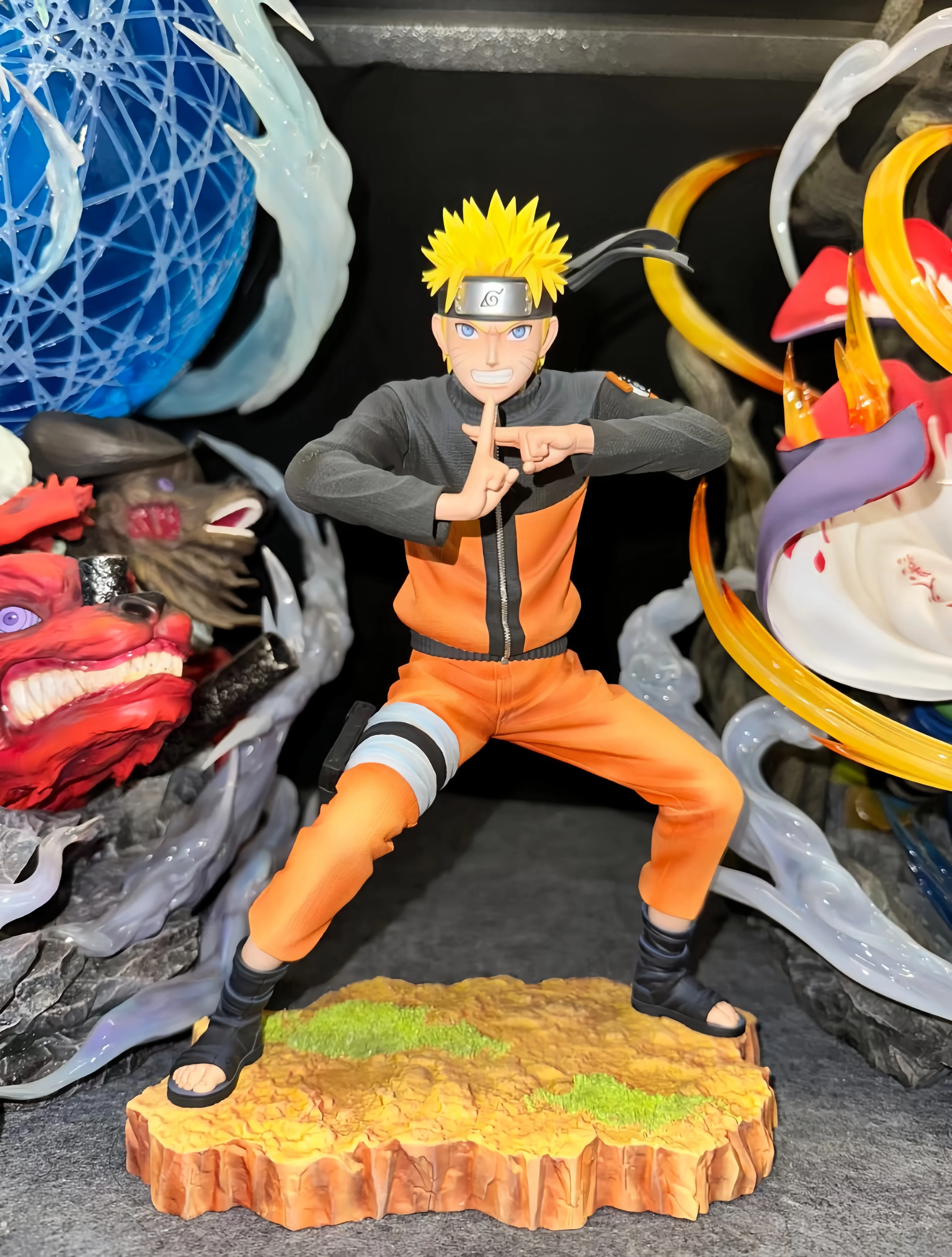 25 cm Actionfigur – Uzumaki PVC-Modell Statue Anime Schreibtischdekoration Sammlung Spielzeug Geschenk zum Geburtstag