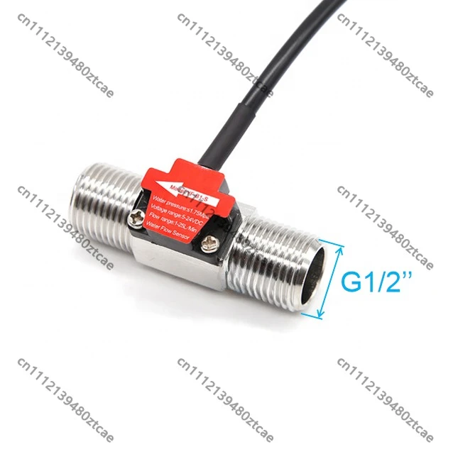 Liquid Flow Sensor with Hall Effect, G1/2