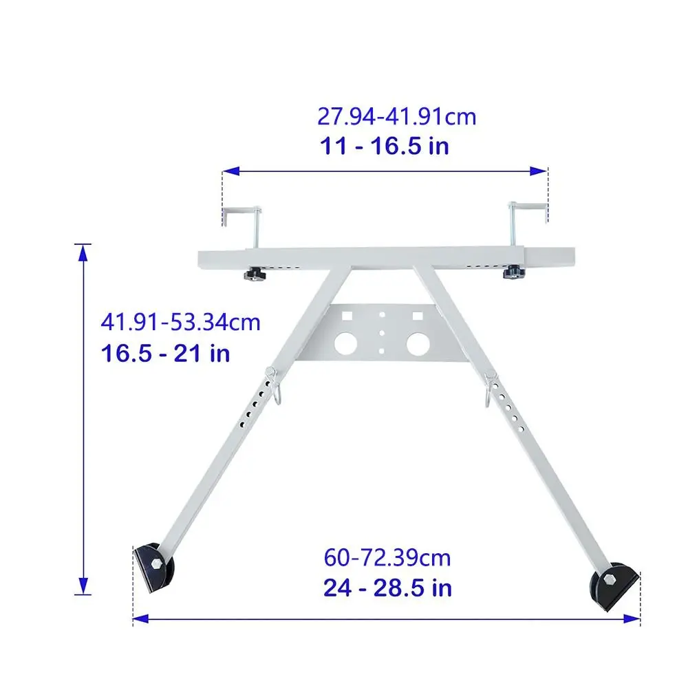 Adjustable Ladder Stabilizer Tool Storage Space Anti-Slip Rubber Feet Extension Ladder Standoff Easy To Install Sturdy