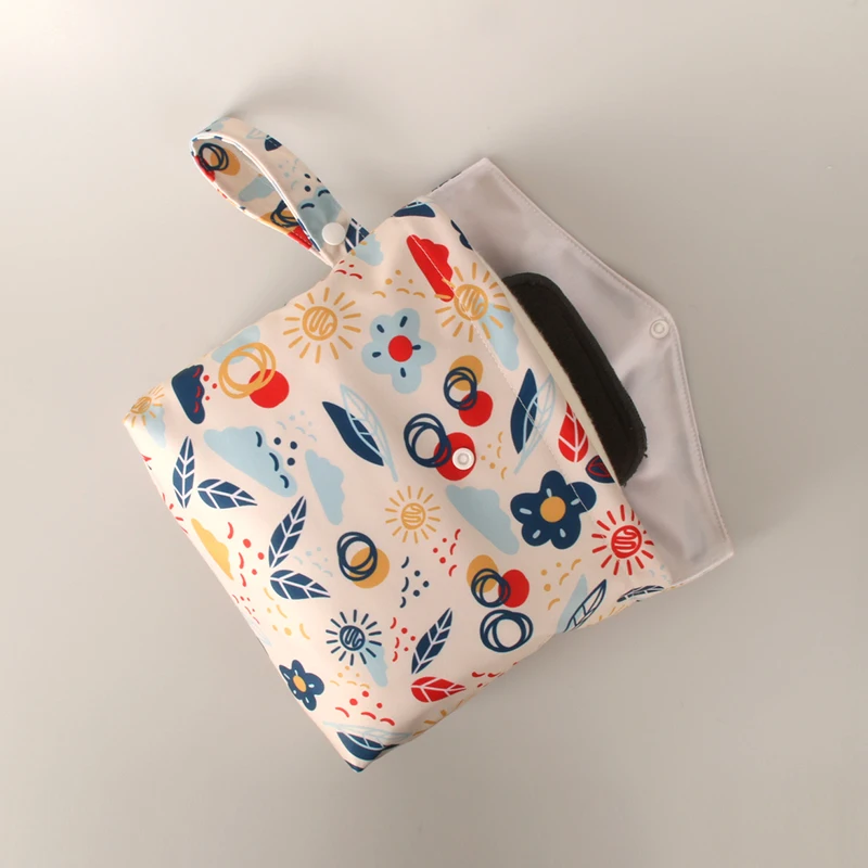 AIO-Sac à couches pour bébé, 1 pièce, 27x19cm, empileur de couches, étanche, poche unique, support de voyage, sacs secs pour bébés, couches grill