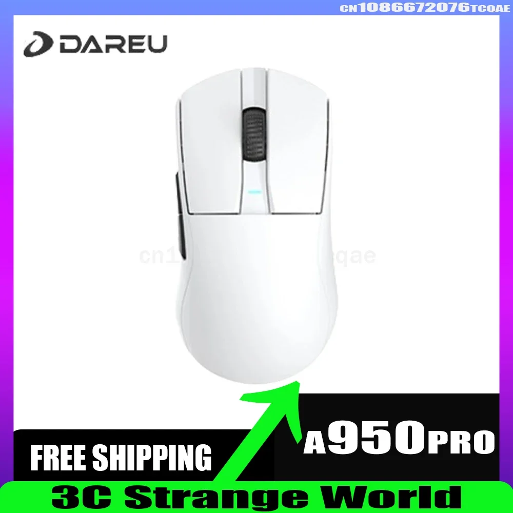 

Мышь DAREU A950Pro PAW3395 из магниевого сплава, 3 режима, Bluetooth, беспроводные эргономичные легкие игровые мыши, аксессуары для ПК, игровые подарки