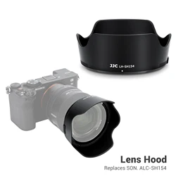 JJC ALC-SH154 Bayonet Reversible Lens Hood Shade for Sony FE 24mm f/1.4 GM Lens SEL24F14GM, Replaces Sony ALC-SH154 Lens Hood
