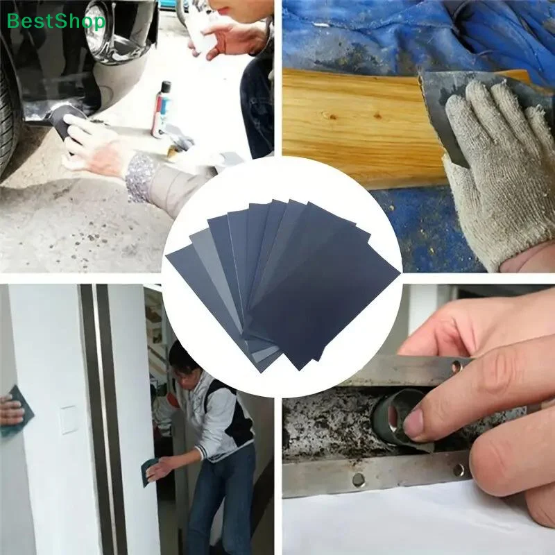 15Pcs/Set Automotive Sandpaper 400 600 3000 800 1000 1200 1500 2000 2500 Grit Sand Paper Water/Dry Sanding Paper Abrasive Tools