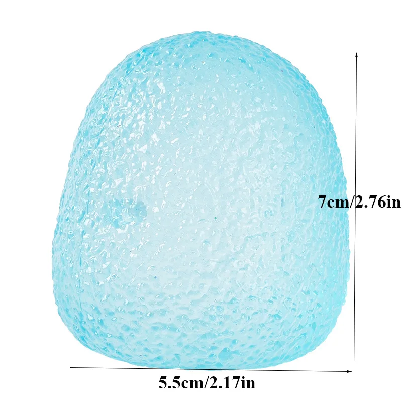 マルチカラーの超ソフトで柔らかいスクイーズ玩具、ゆっくりと膨らむストレス解消シュガーボール、不安軽減感覚スクイーズフィジェットトイ、大人と子供向け