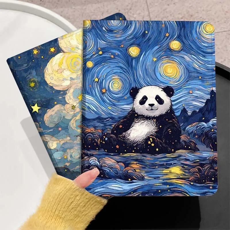 

Cute Panda Starry Sky For Huawei MediaPad T5 T10s M6 M5Lite SE Honor Tab 5 6 7 V7 V8 X8a X9a Pro Soft Tablet Case Gift