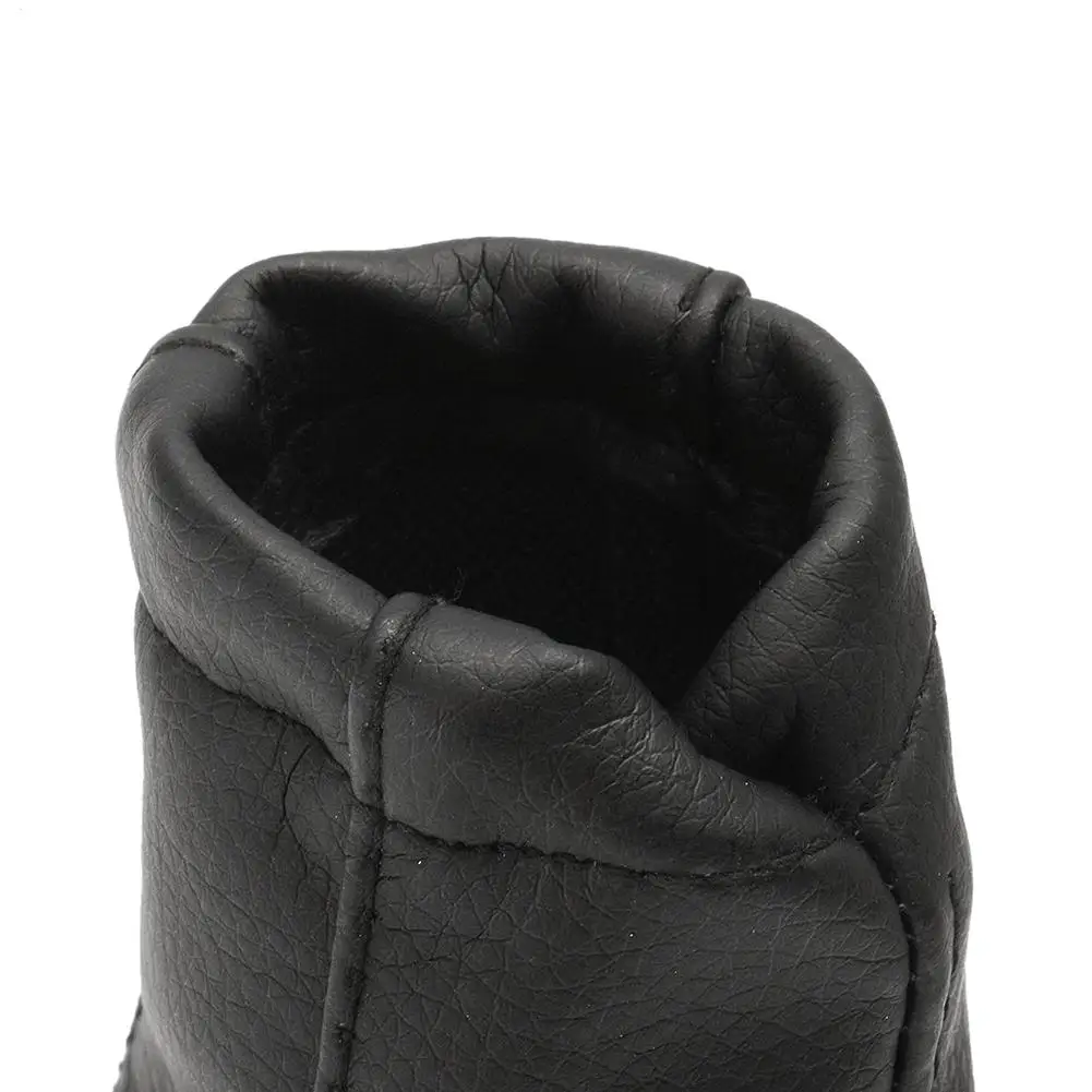 Leder-Schalthebelmanschette für Autos, Universelle Staubschutzabdeckung für Schalthebel, Verschleißfeste Innenraumschutzhülle – Detail 6