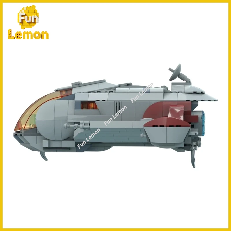 MOC Realistic Mini Tactical Space Support Building Block Set, Sci-Fi Small Piece Puzzle Kit, Great for Spaceship Fans