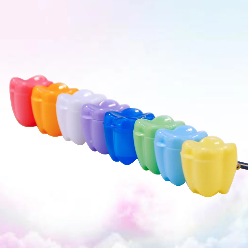 

7Pcs Children Teeth Box Strong Safe Material Tooth Shape Holder for Baby First Tooth Preservation Perfect Gift for Little Ones