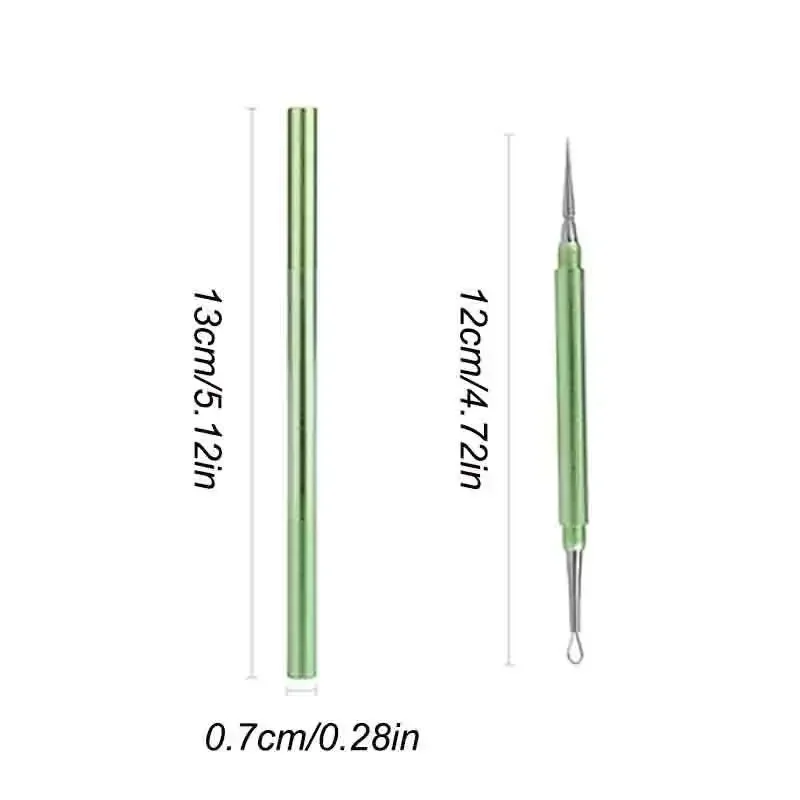 1 pçs cravo comedone acne espinha mancha extrator removedor de agulhas de aço inoxidável remover ferramentas rosto cuidados com a pele poros mais limpo