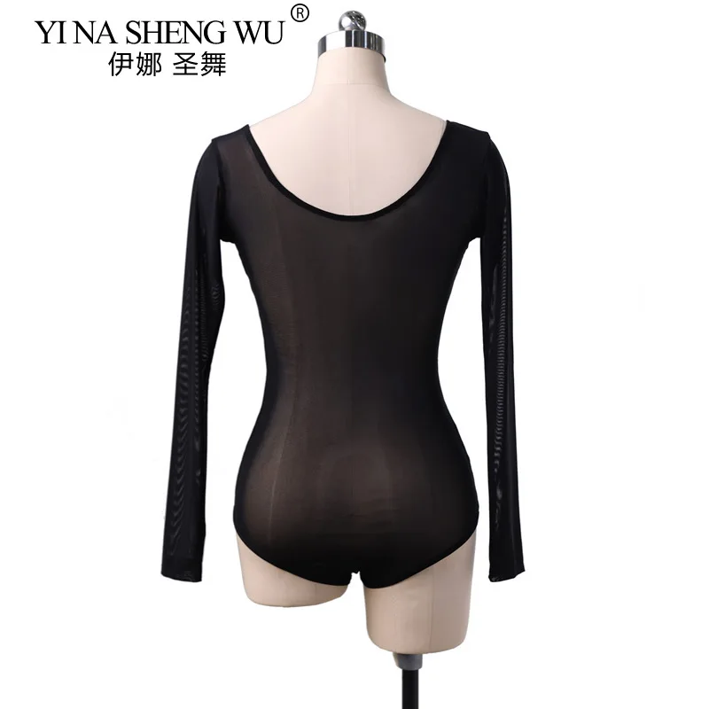 Nueva danza levantamiento de pecho Top de una pieza mujeres adultas ropa transpirable y cómoda danza del vientre hilo de agua ropa de una sola pieza
