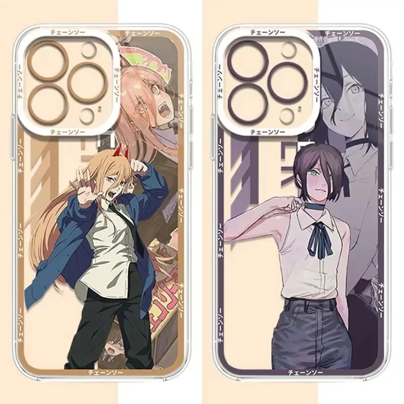 Chainsaws Mans Rese Anime Custodia per Xiaomi Redmi Note 14 13 12 5G Plus 11 Pro 14C 13C 12C 10S 9 4G A2 A1 Cover posteriore in silicone morbido