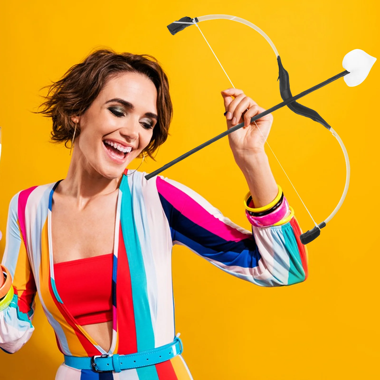 ชุดลูกศรชนเผ่า 1 ชุด ดีไซน์ประณีต วัสดุ ABS ปลอดภัย สำหรับงานปาร์ตี้ฮาโลวีน บทบาทสมมติ ชุดคอสเพลย์ ตกแต่งเครื่องแต่งกาย