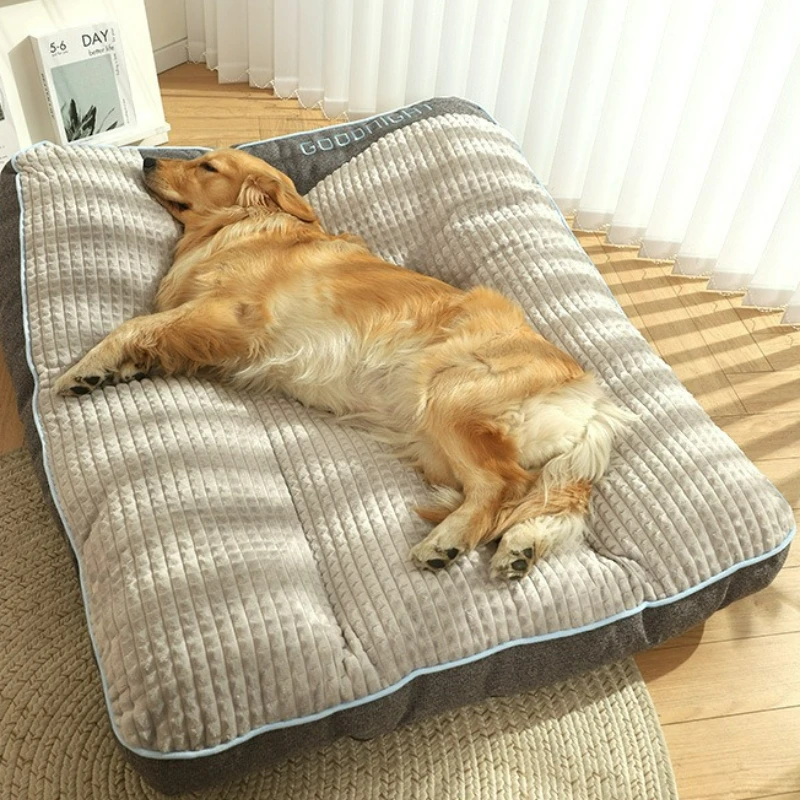 Winter Dogs Cats Bed Mat Large Dog Mat Warm Pet Nest Kennel for Small Medium Large Puppy Kitten Plus Size Sleeping Mattress view 5