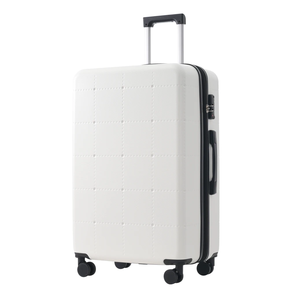 

Набор из 5 предметов: жесткий чемодан с USB-портом, расширяемый (24/28 дюймов), с двойными вращающимися колесами и замком TSA, 20-дюймовый полупрозрачный чемодан для ручной клади