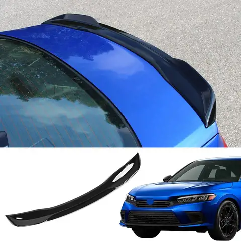 Wing Compatible with 20222025 2026 Honda Civic Sedan Spoiler Trunk Rear Spoiler Wing Lip for Honda Civic Sedan Accessories Gloss