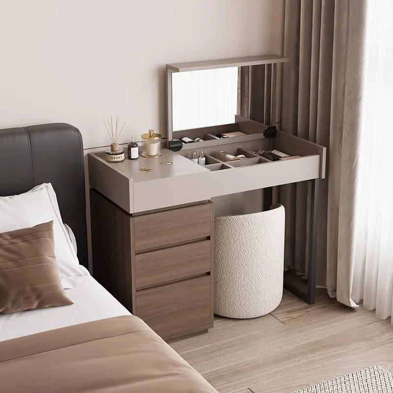 

Luxury Light Dressing Table Chair Coffee Modern European Chep Dressing Table Beauty Body Study Wood Vestidores Home Furniture