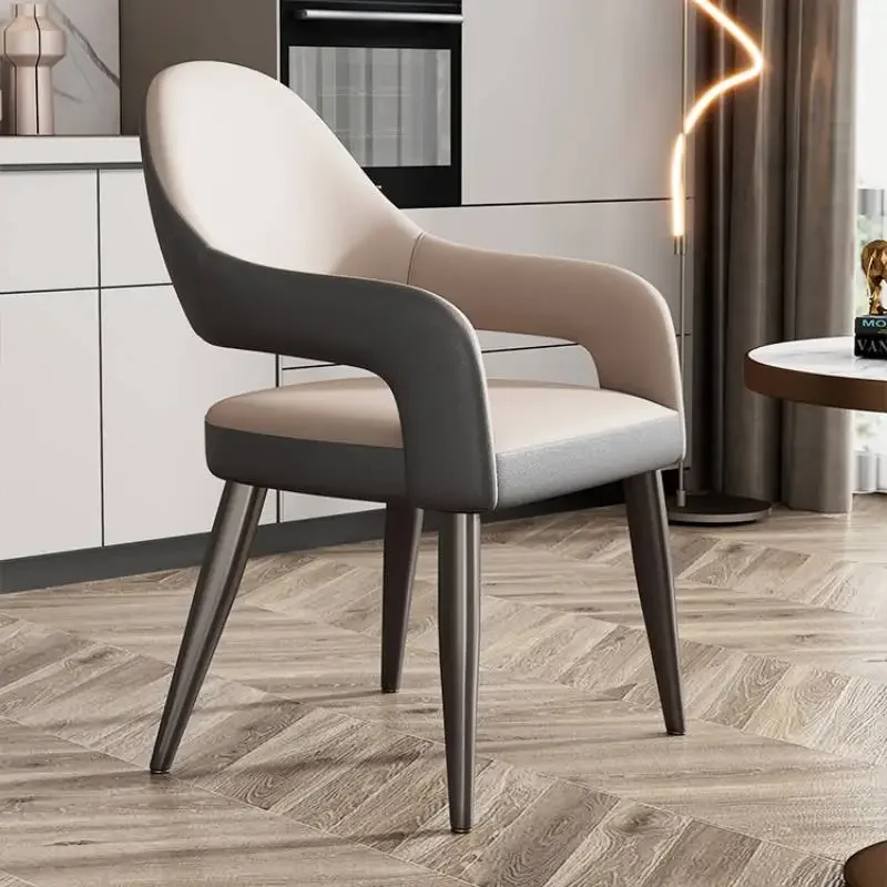 Lounge Luxury Dining Chairs Armrest Modern Eaiting Occasional Nordic Dining Chairs Kitchen Design Cadeira De Jantar Furniture