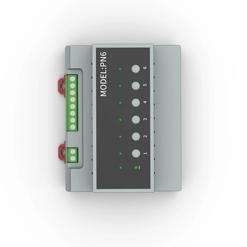 Tuya Smart Home 6-Channel 16A Relay Switch Module Dry Contact Module For Intelligent Appliance Control