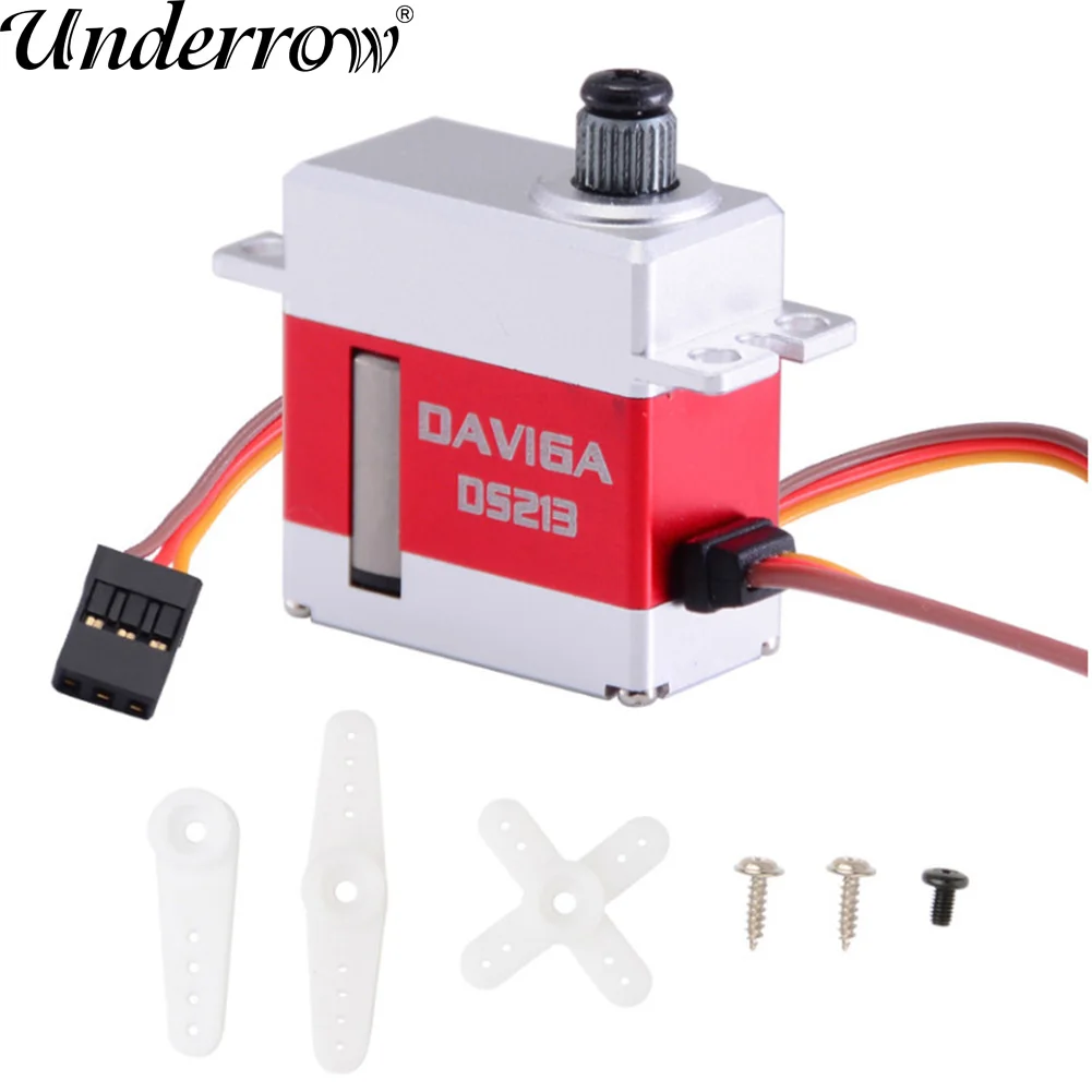 

KST Daviga DS213 6V 3kg 0.07sec Metal Gear Servo Motor CNC for UAV RC Car Robot Arm Helicopter Airplane Parts