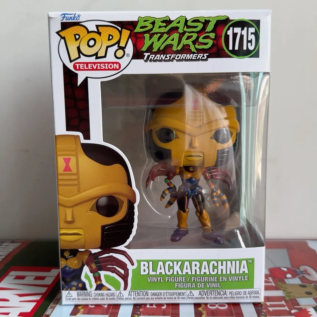 Funko Pop Blackarachnia Megatron Optimus Primal Rhinox Toys Beast Wars: Transformers Figura Coleccionable Edición Limitada Juguete para Regalo