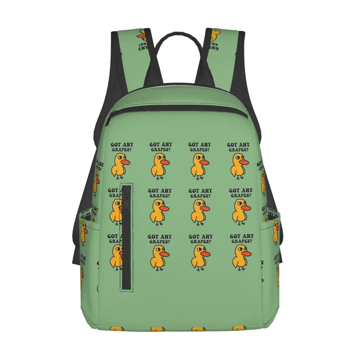 

Got Any Grapes - The Duck Song Backpack Daypack Large Capacity Children BookBag School Bag Shoulder Bags for Men Women