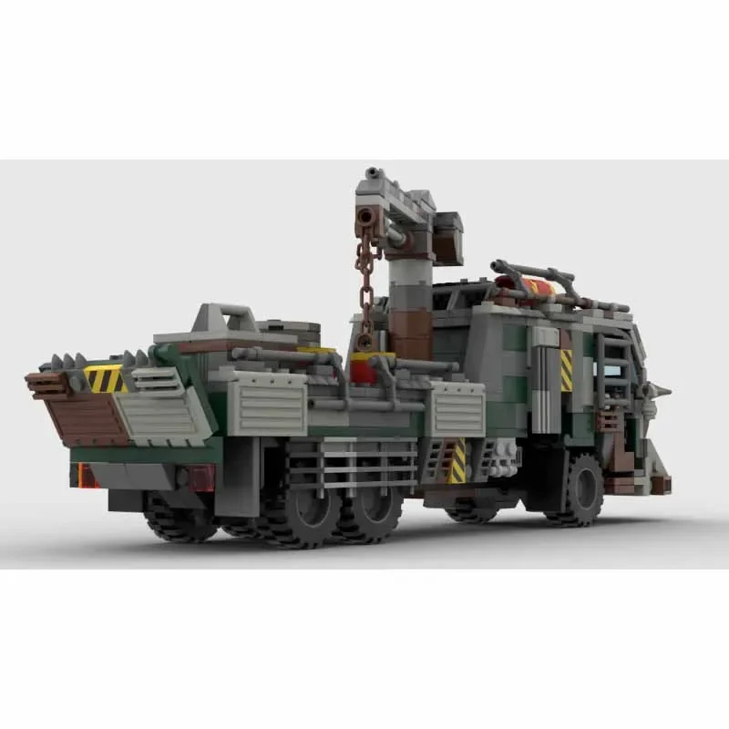 MOC-170128Doomsday مركبة مدرعة بنة Model1234 قطعة، لعبة مكعبات بناء عيد ميلاد الأولاد والأطفال وعيد الميلاد