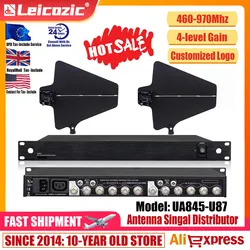Leicozic RF Signal Distributor Antenna Distribution System UA845-U87 Wireless Microphone 5 Channel Signal Booster Amplifier
