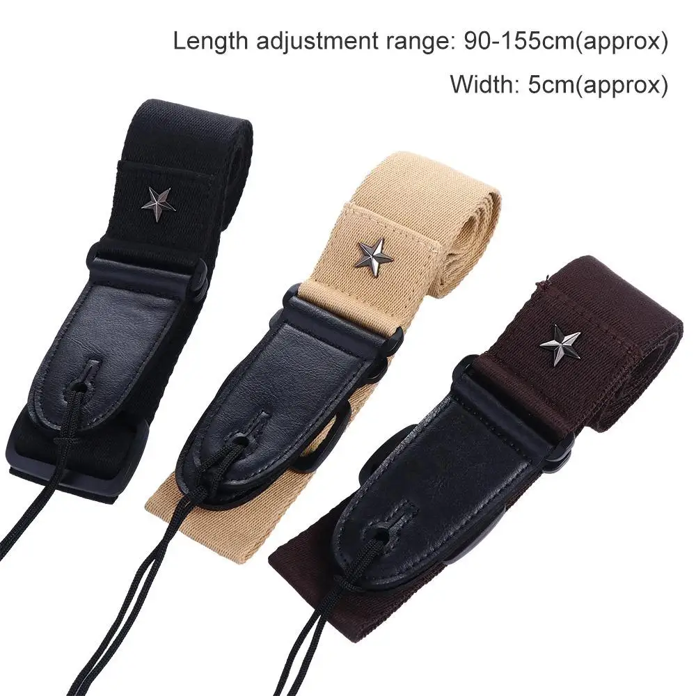 Acoustic Folk Guitarra Electric Guitar Bass Strap Picks Holders Guitar Shoulder Belt Guitar Strap Guitar Belts Ends Strap