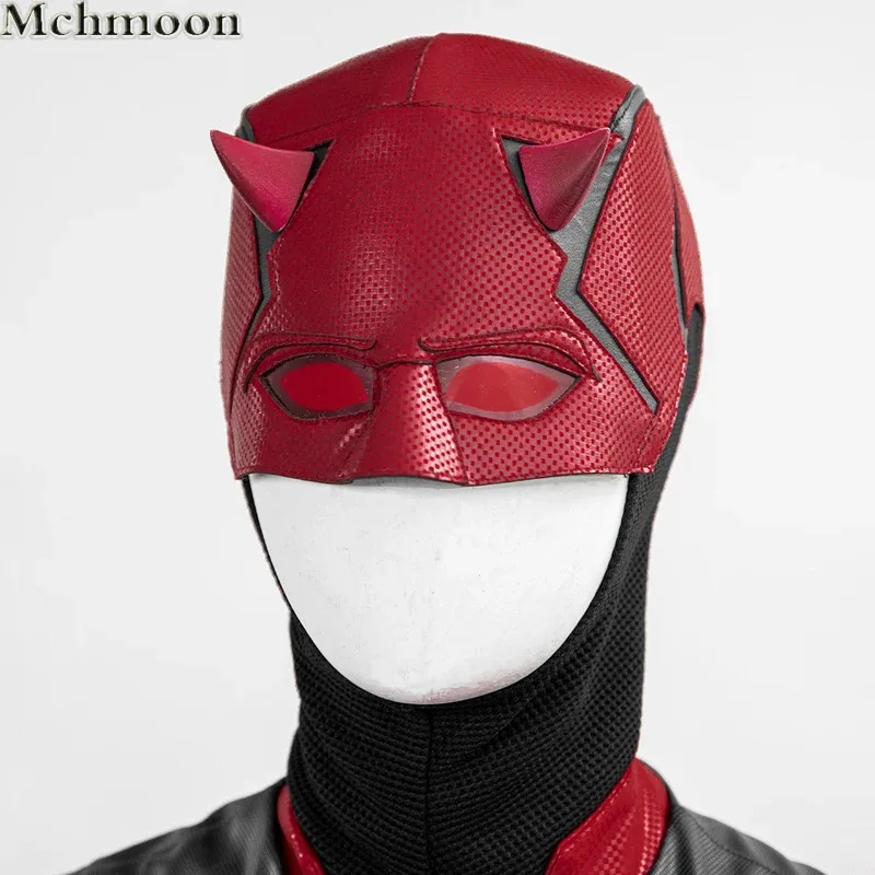 25COSMovie دارديفيل تأثيري حلي بذلة حمراء ولد مرة أخرى مات Murdoch خارقة الكبار الرجال مع القبعات قبعة هالوين