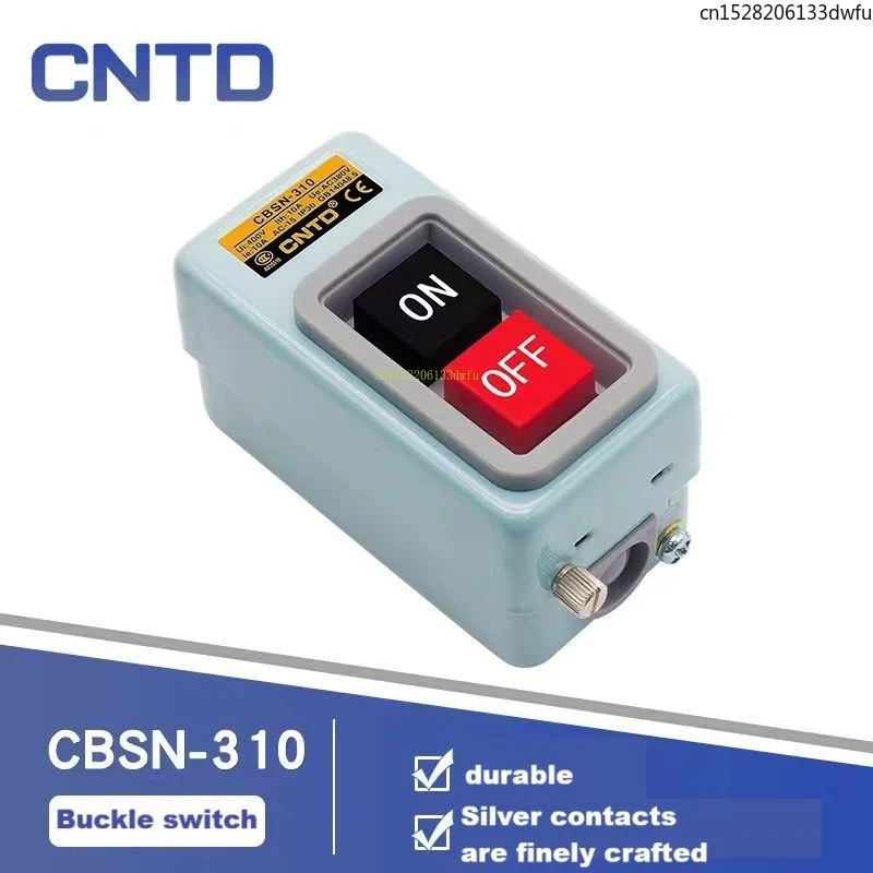 CNTD Electric Power Buckle Switch Control Button Switch CBSN-310 Iron Shell