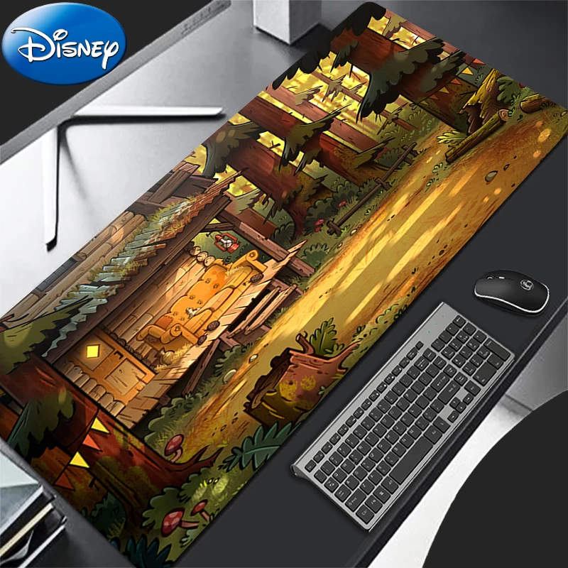 Mouse Pad Laptop Kawaii Anime Gamer Desktop Protector Mat PC Gravity Falls HD Print Mousepad Bill Cipher Gaming HD Keyboard Pad