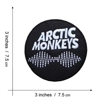 8 best sales naklejki na żelazko z motywem zespołu rockowego - №6