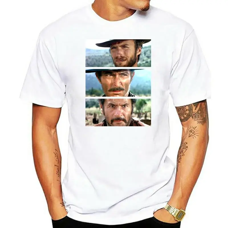 The Good The Bad And The Ugly T Shirt Italo Western Eastwood Cowboy Us Clint