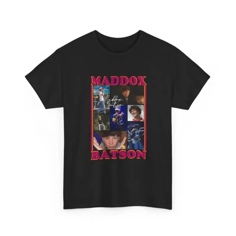 Maddox Batson Merch 2026 Unisex T-shirt Men Short Sleeve Tops fashion Tee Clothes Causal Y2K Tops