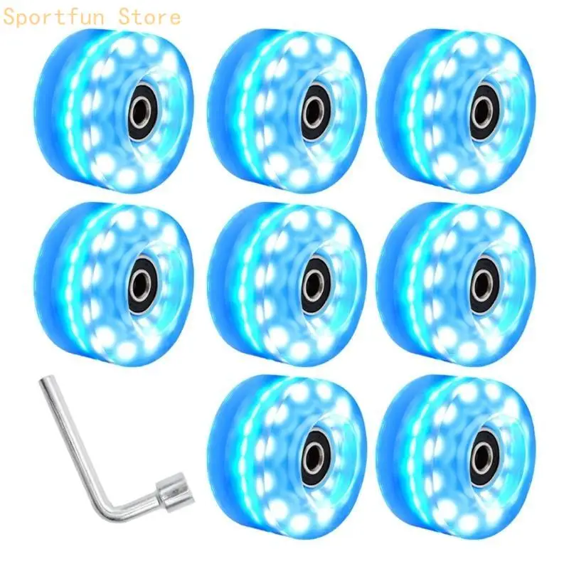 

X7JD Roller Skate Double Row Roller Skate Accessory Quads Skate Replacements