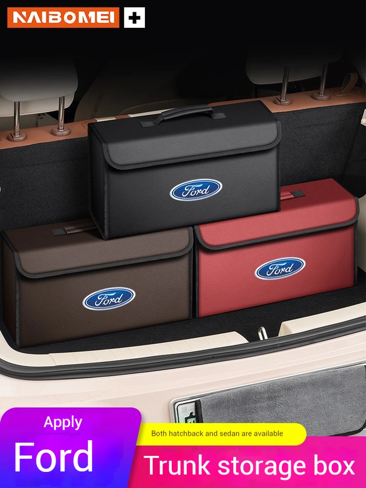 

Car Trunk Storage Box Organizer Foldable Container Bag For Ford Ranger Fiesta Kuga Mondeo Focus Raptor Edge Explorer ST C-max