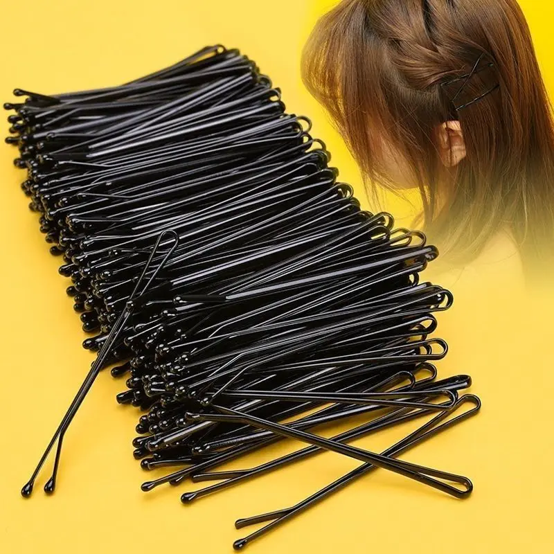 180/60Pcs Women Metal Hair Clips Bobby Pins Fashion BB Hairpins Barrettes Invisible Waved Hairgrip Hairstyle Styling Accessories