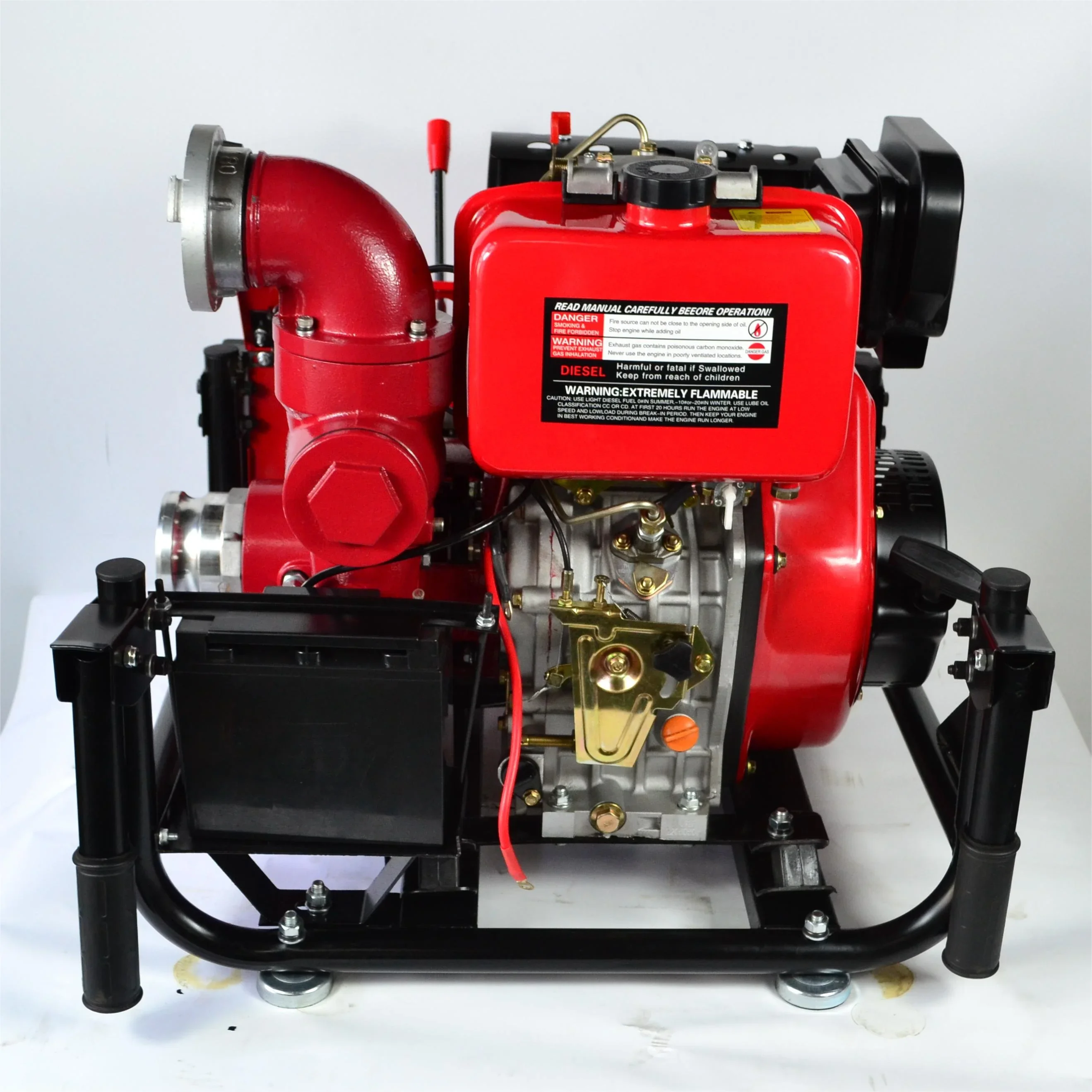 New Type 192F 13hp 2.5inch Cast Iron High Pressure Fire Fighting Pump Set