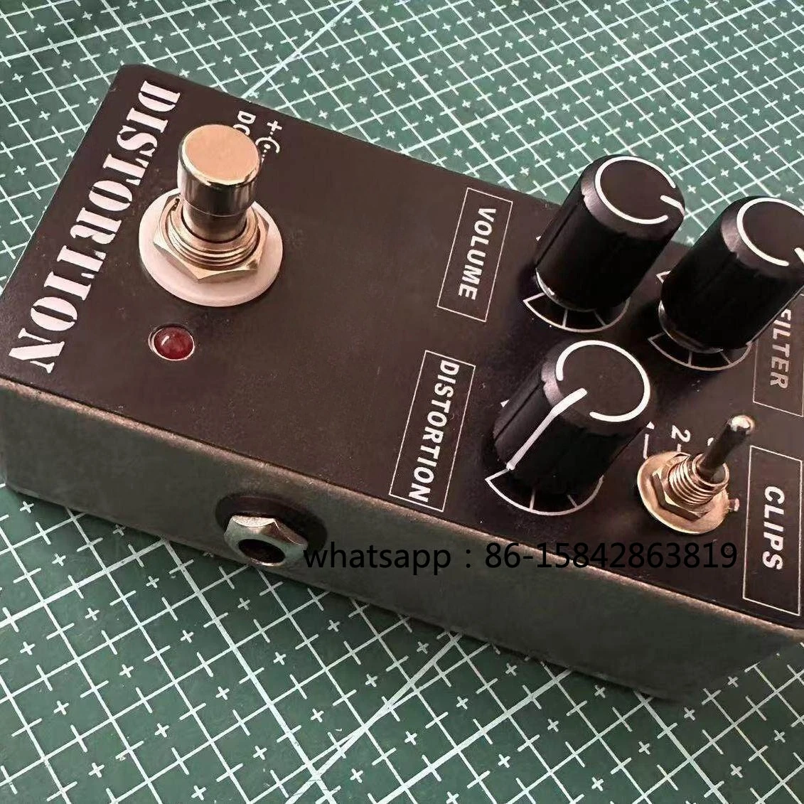 Replica Mouse Guitar Single Piece LM308 Chip Distortion Single Piece Manual DIY Kit Spare Parts