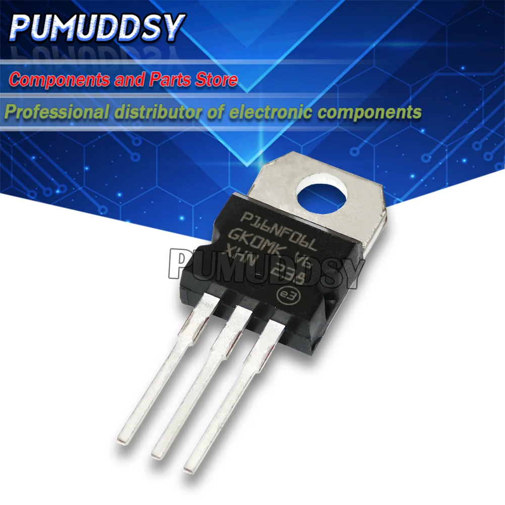 10PCS STP16NF06 TO-220 P16NF06 16NF06 MOSFET N-Ch 60 Volt 16 Amp IC