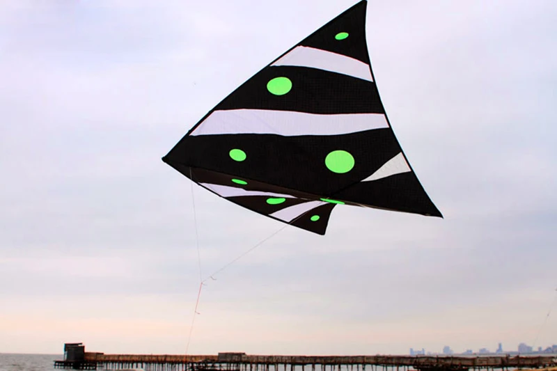 จัดส่งฟรี Ultra-light SINGLE Line Kites Deep Sea Ghost Kite WIND Kites ของเล่นกันน้ําผ้าไนลอน ripstop Stunt Kite