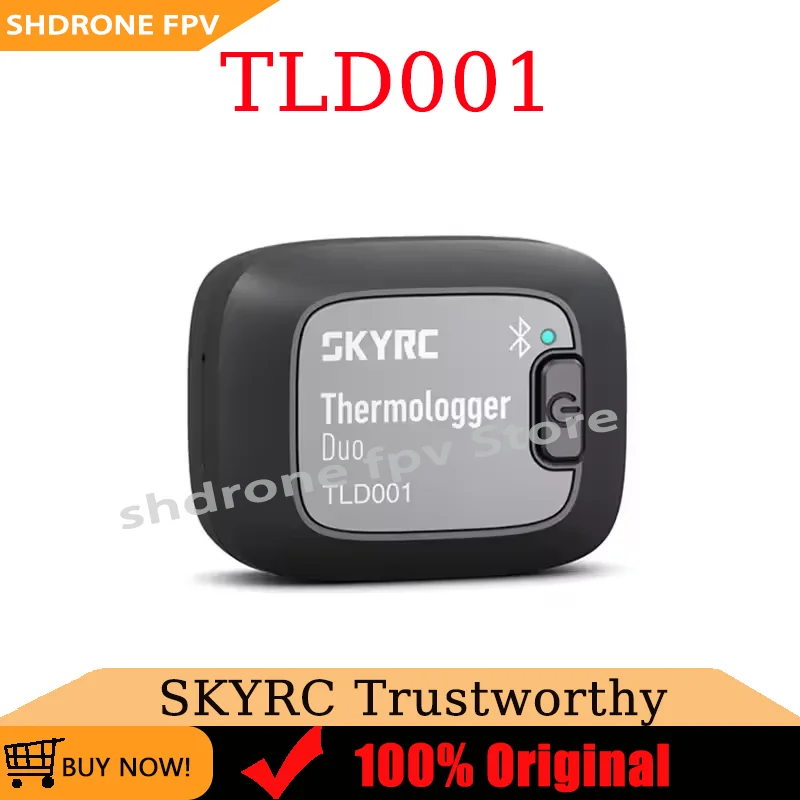

SKYRC TLD001 Thermologger Duo Motor ESC Temperature Detector Bluetoth Battery Checker Working Voltage 2.4V-3.6V