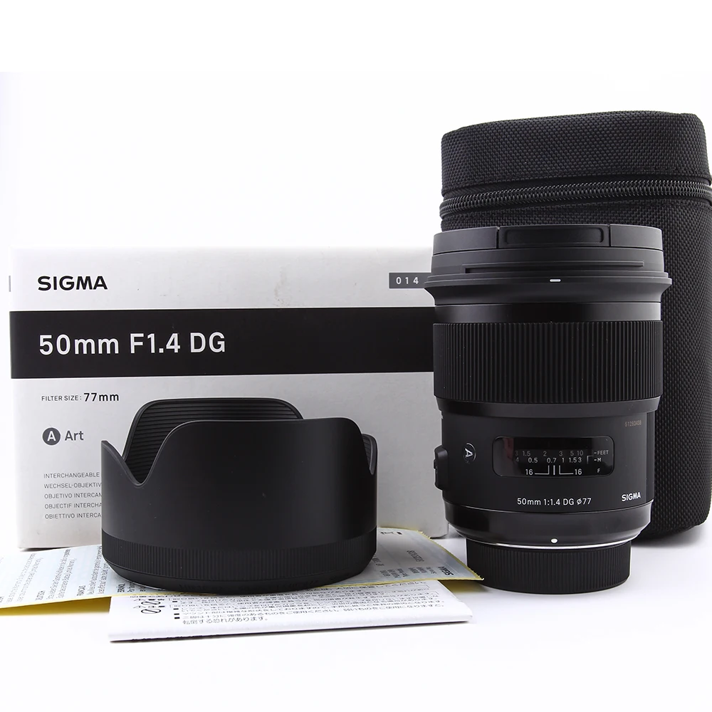 Sigma 50mm F1.4 DG HSM Art Lens for Canon Nikon Sony E Mount